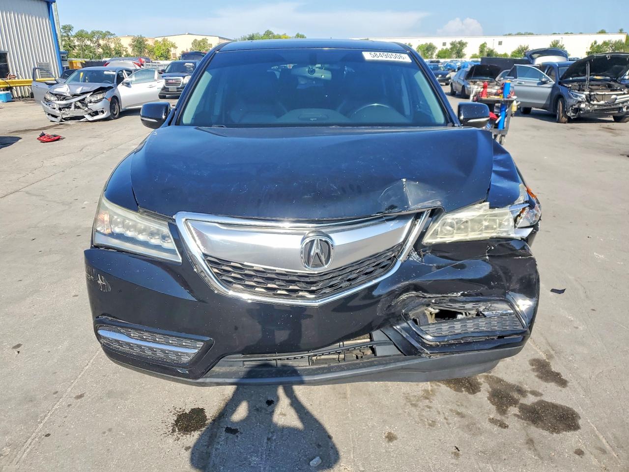 2014 Acura Mdx Black vin: 5FRYD3H23EB006560