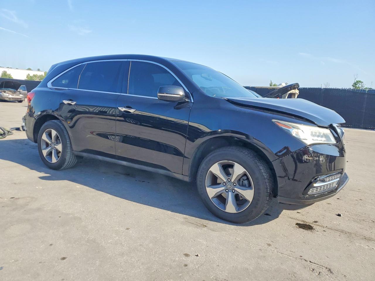 2014 Acura Mdx Black vin: 5FRYD3H23EB006560