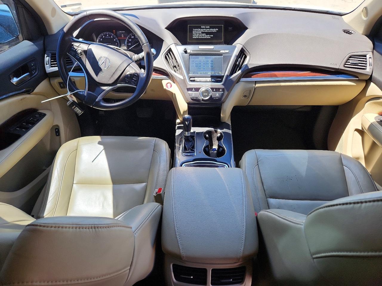 2014 Acura Mdx White vin: 5FRYD3H23EB010401