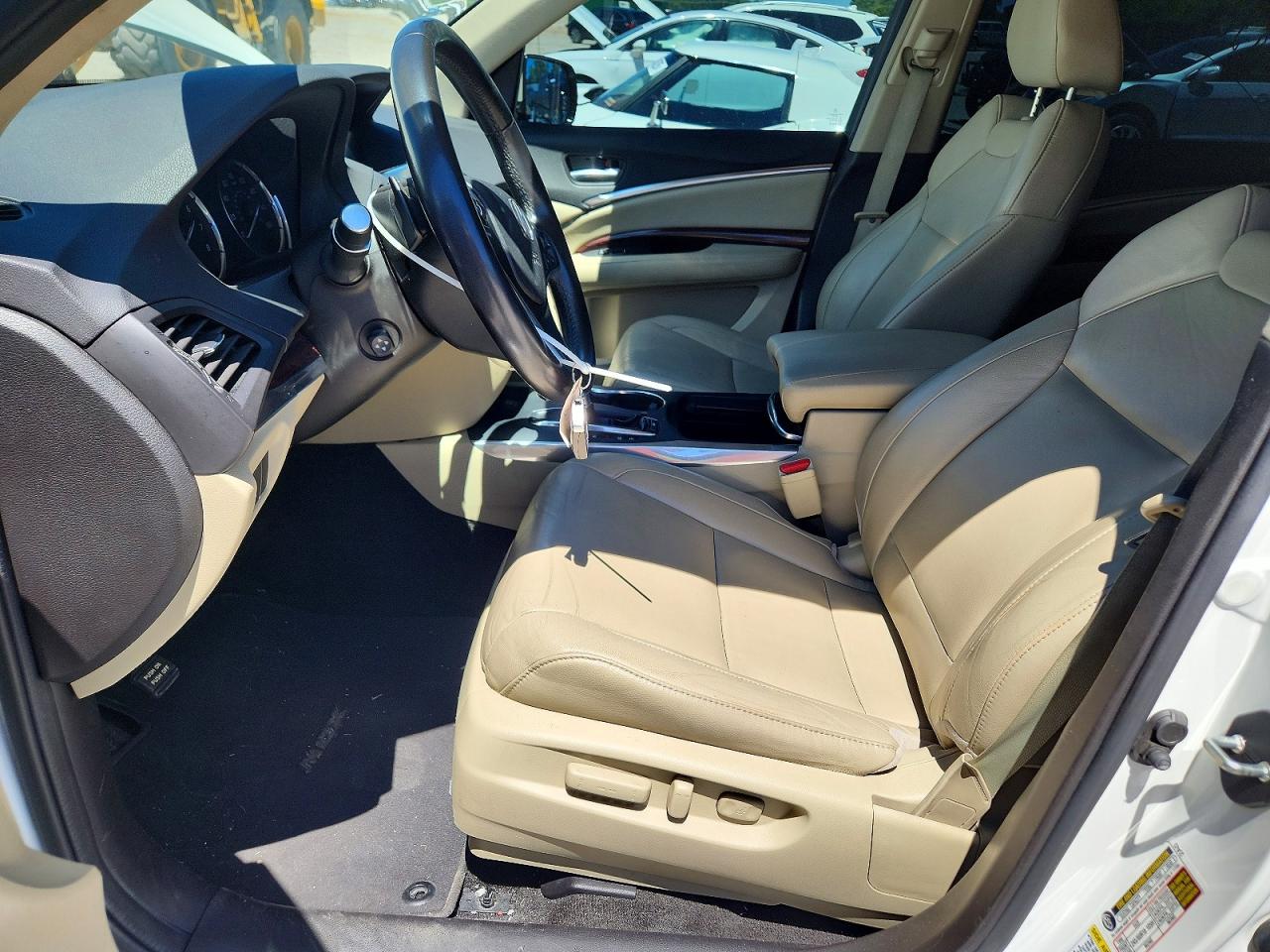 2014 Acura Mdx White vin: 5FRYD3H23EB010401