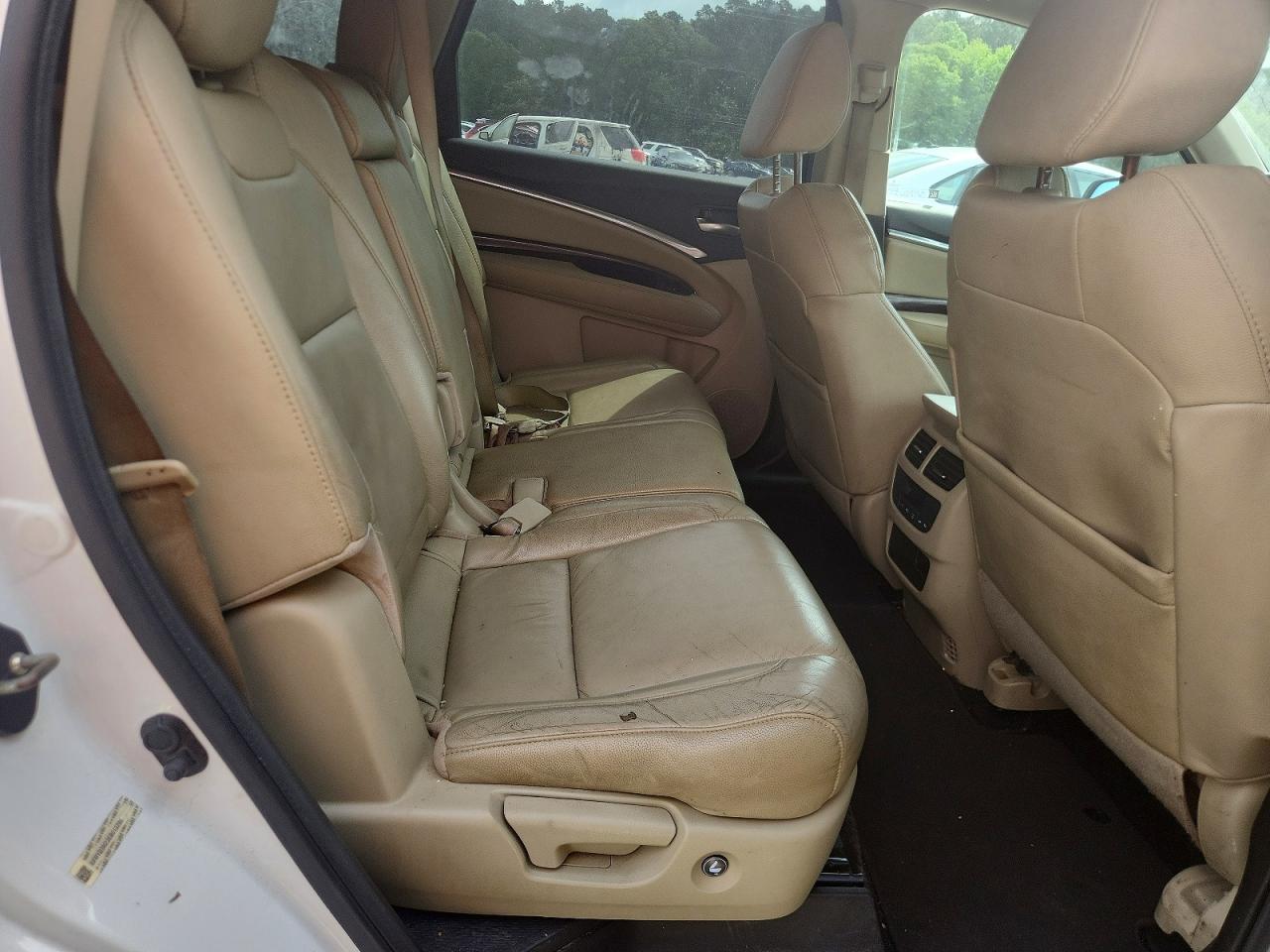 2014 Acura Mdx White vin: 5FRYD3H23EB013296