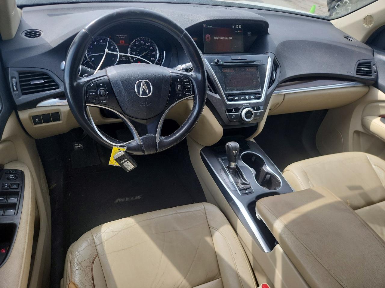 2014 Acura Mdx White vin: 5FRYD3H23EB013296