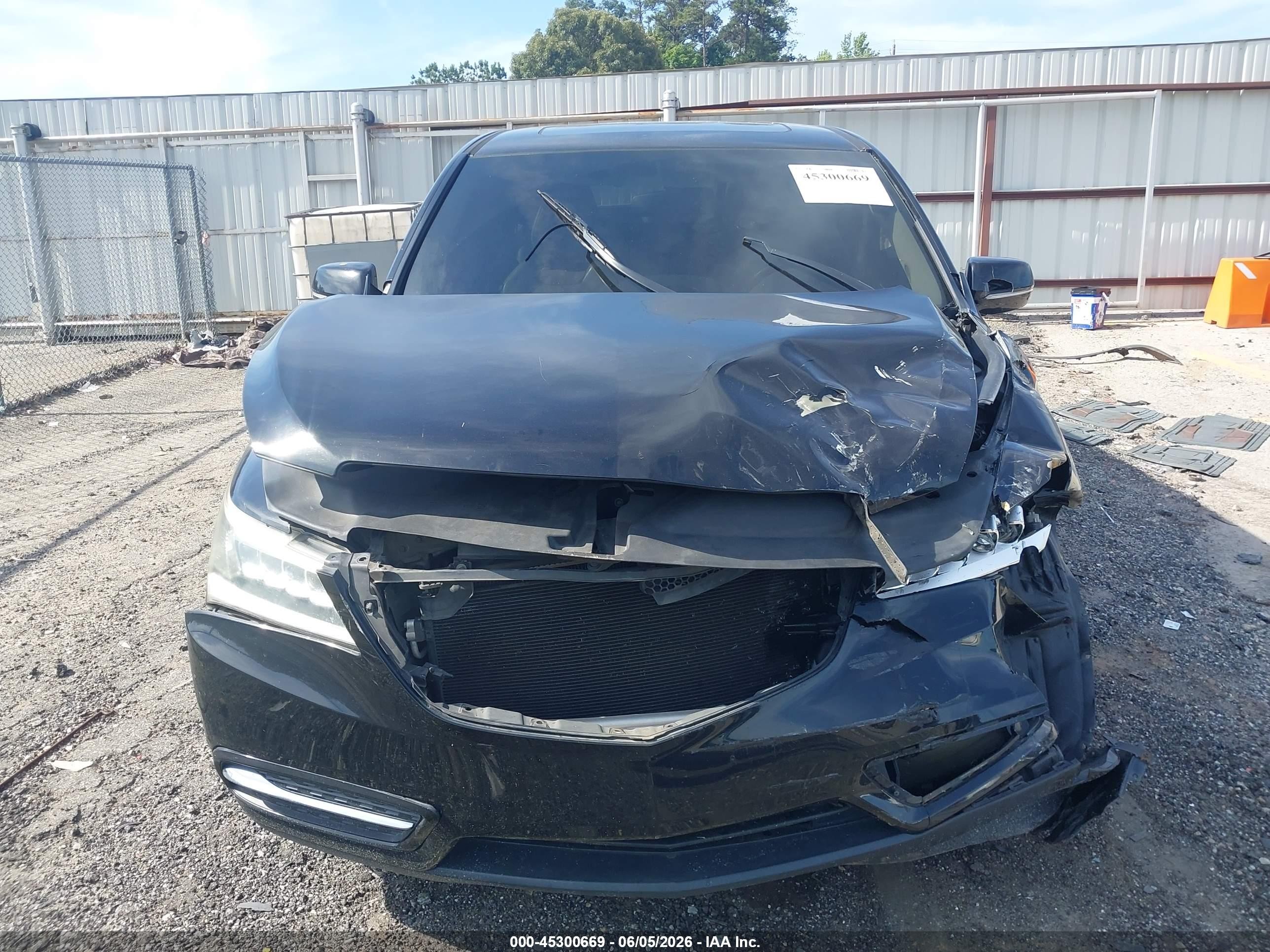 2014 Acura Mdx Black vin: 5FRYD3H23EB014707