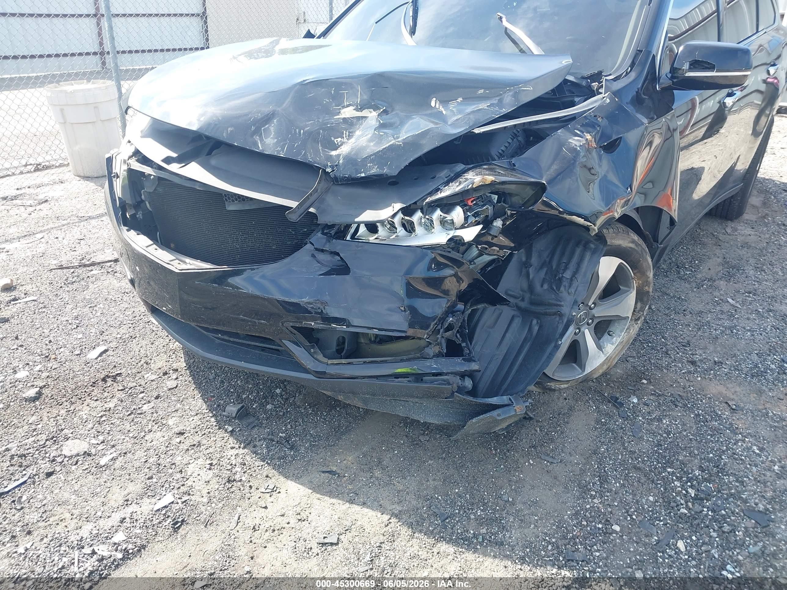 2014 Acura Mdx Black vin: 5FRYD3H23EB014707