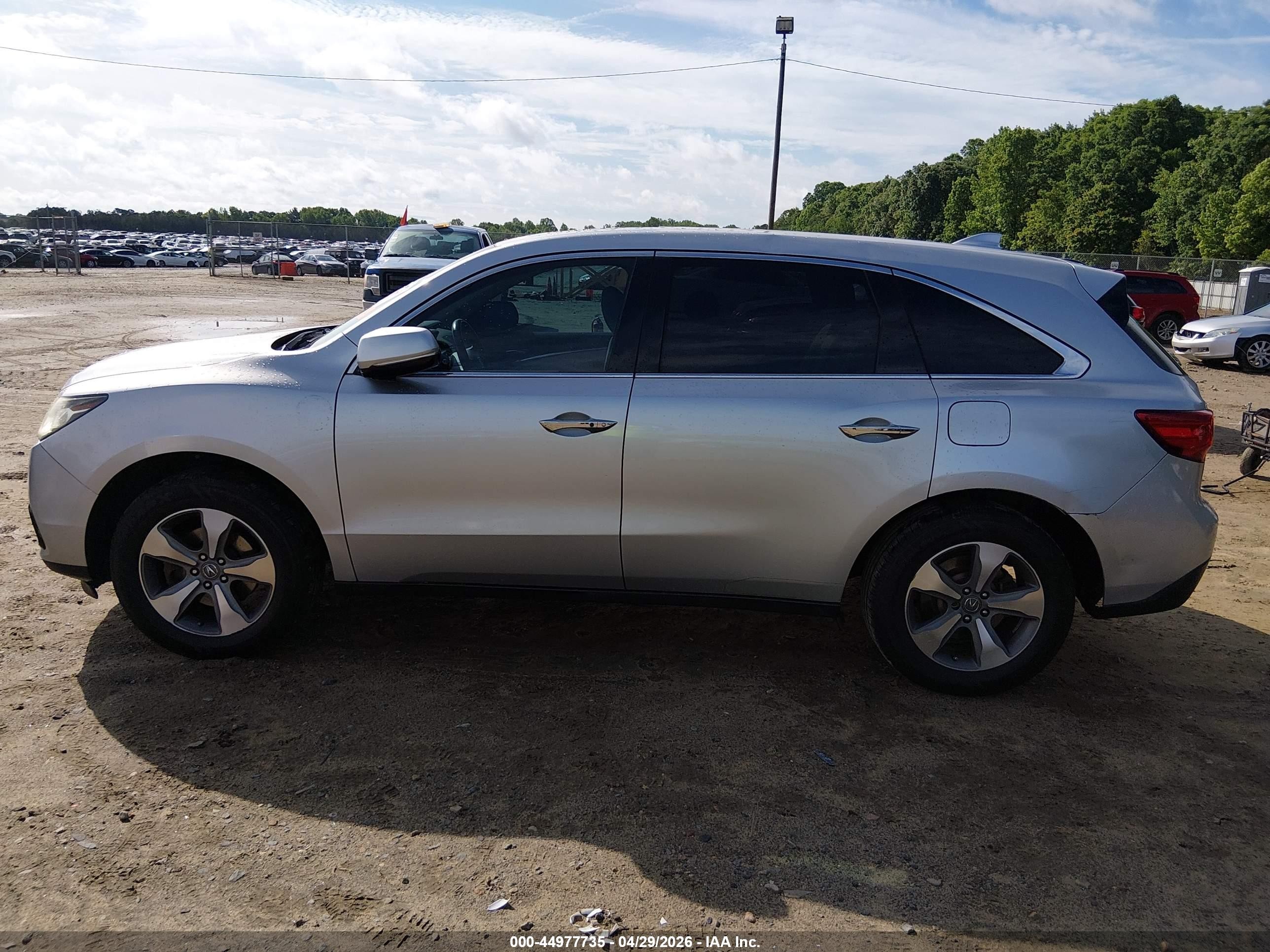 2014 Acura Mdx   Silver vin: 5FRYD3H24EB015509