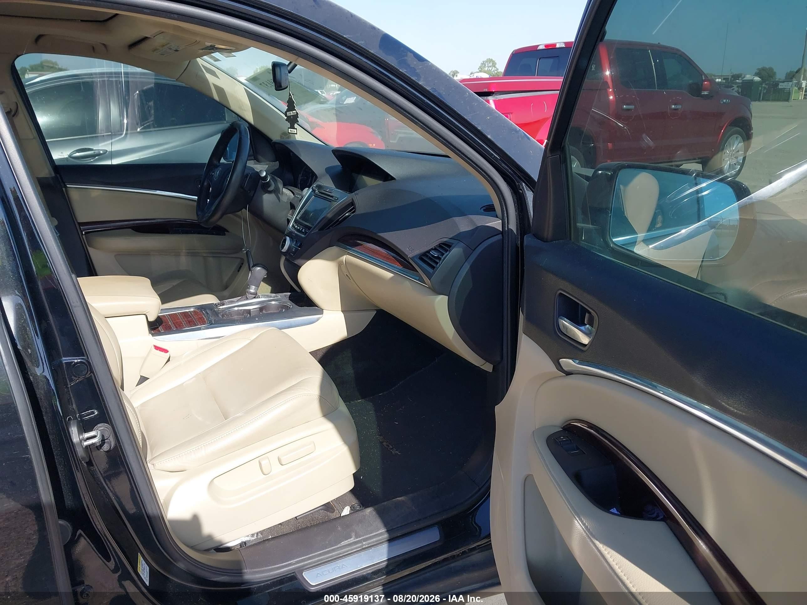 2015 Acura Mdx   Black vin: 5FRYD3H24FB008898