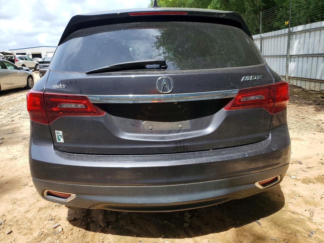 2014 Acura Mdx Gray vin: 5FRYD3H25EB011565