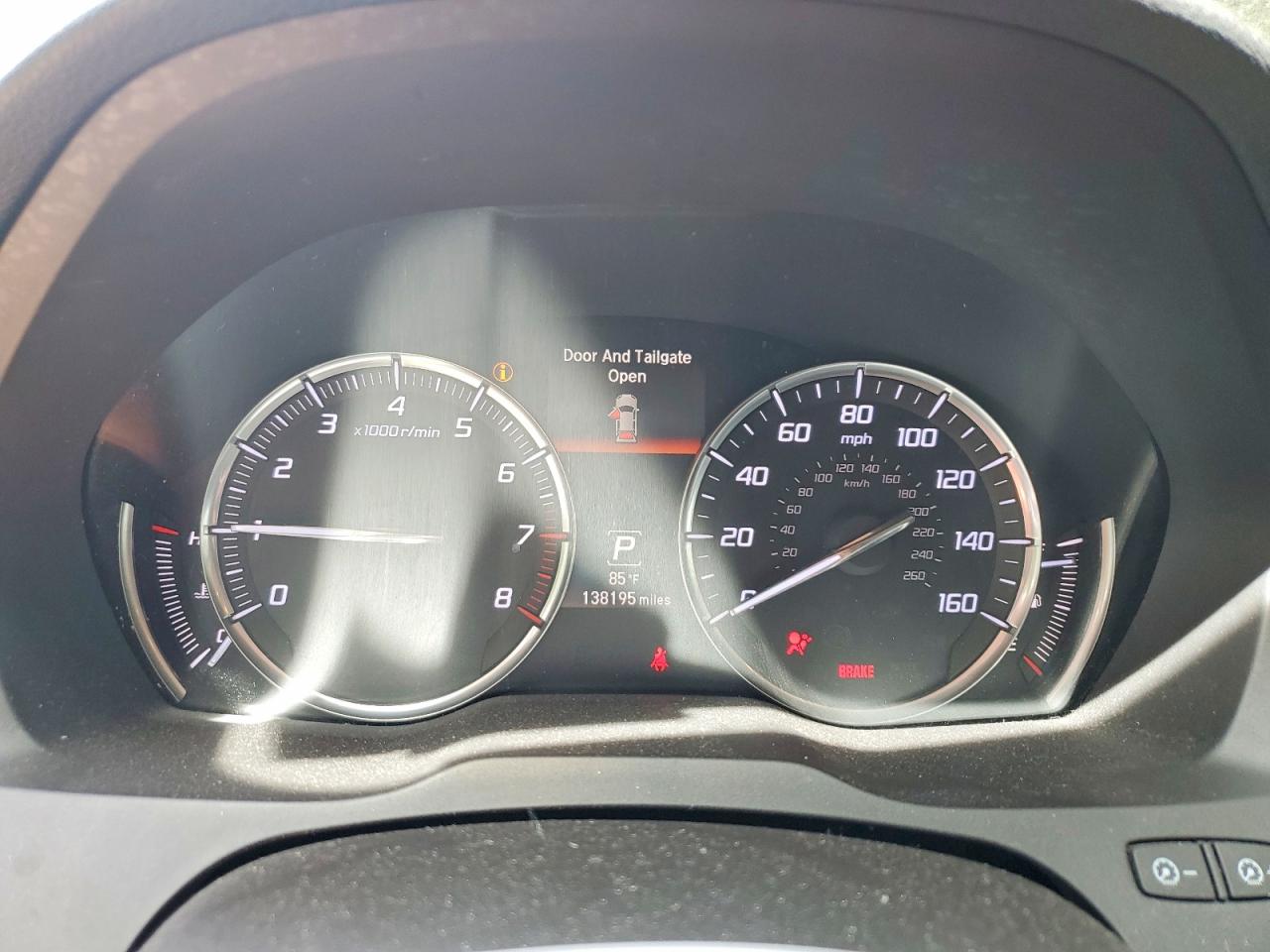 2014 Acura Mdx Gray vin: 5FRYD3H25EB011565