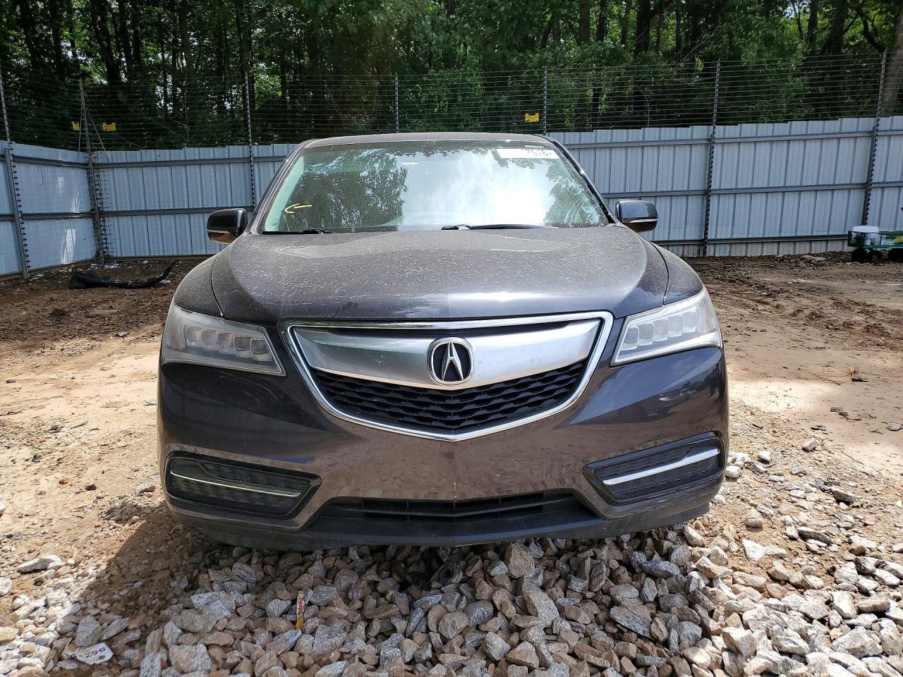 2014 Acura Mdx Gray vin: 5FRYD3H25EB011565