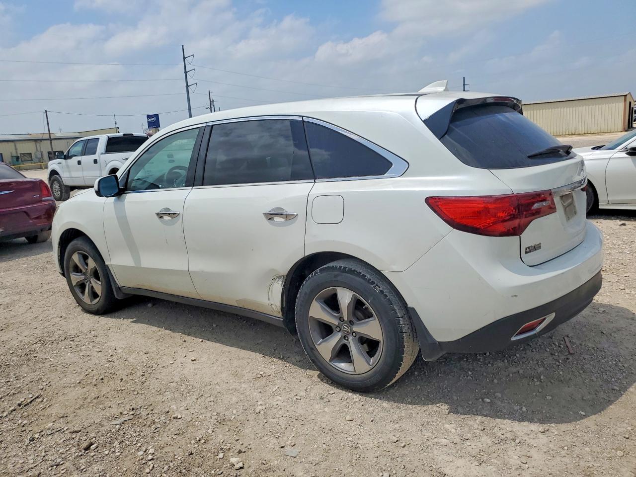 2015 Acura Mdx White vin: 5FRYD3H25FB005086