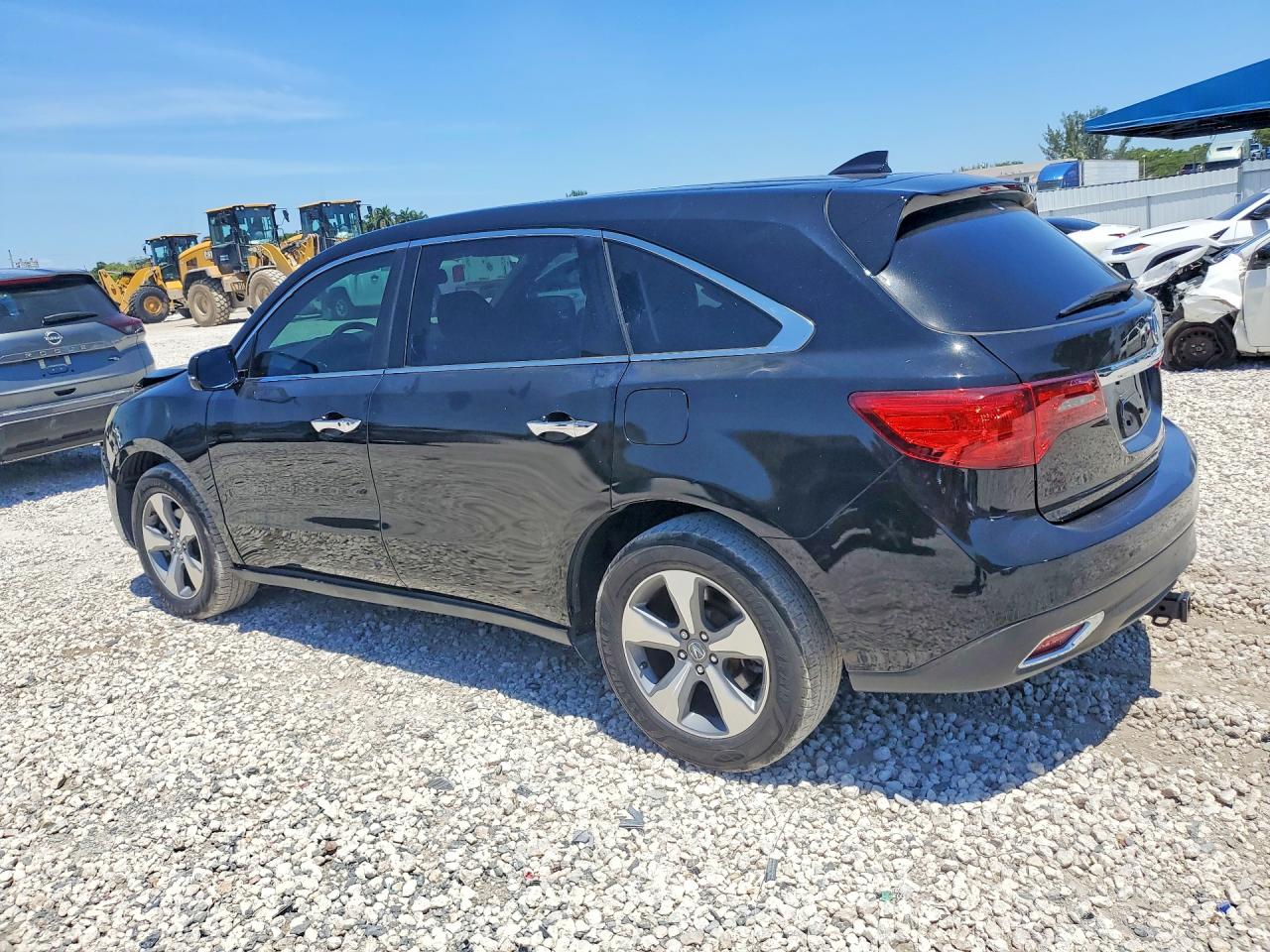 2015 Acura Mdx Black vin: 5FRYD3H25FB013592
