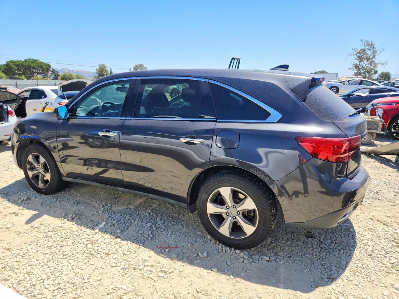 2015 Acura Mdx Черный vin: 5FRYD3H25FB014256