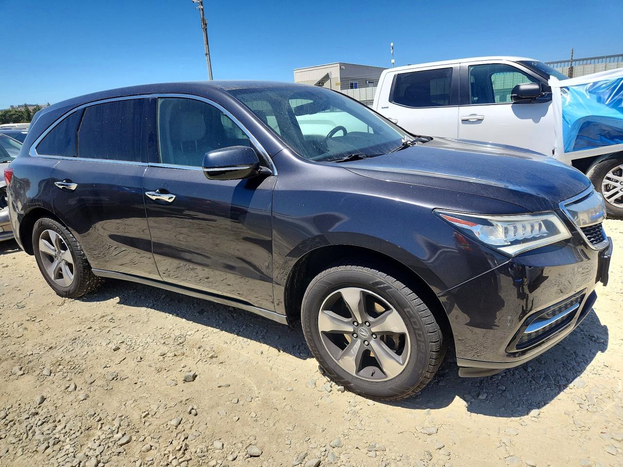 2015 Acura Mdx Черный vin: 5FRYD3H25FB014256