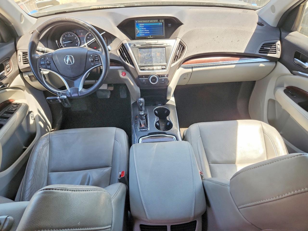2015 Acura Mdx Черный vin: 5FRYD3H25FB014256