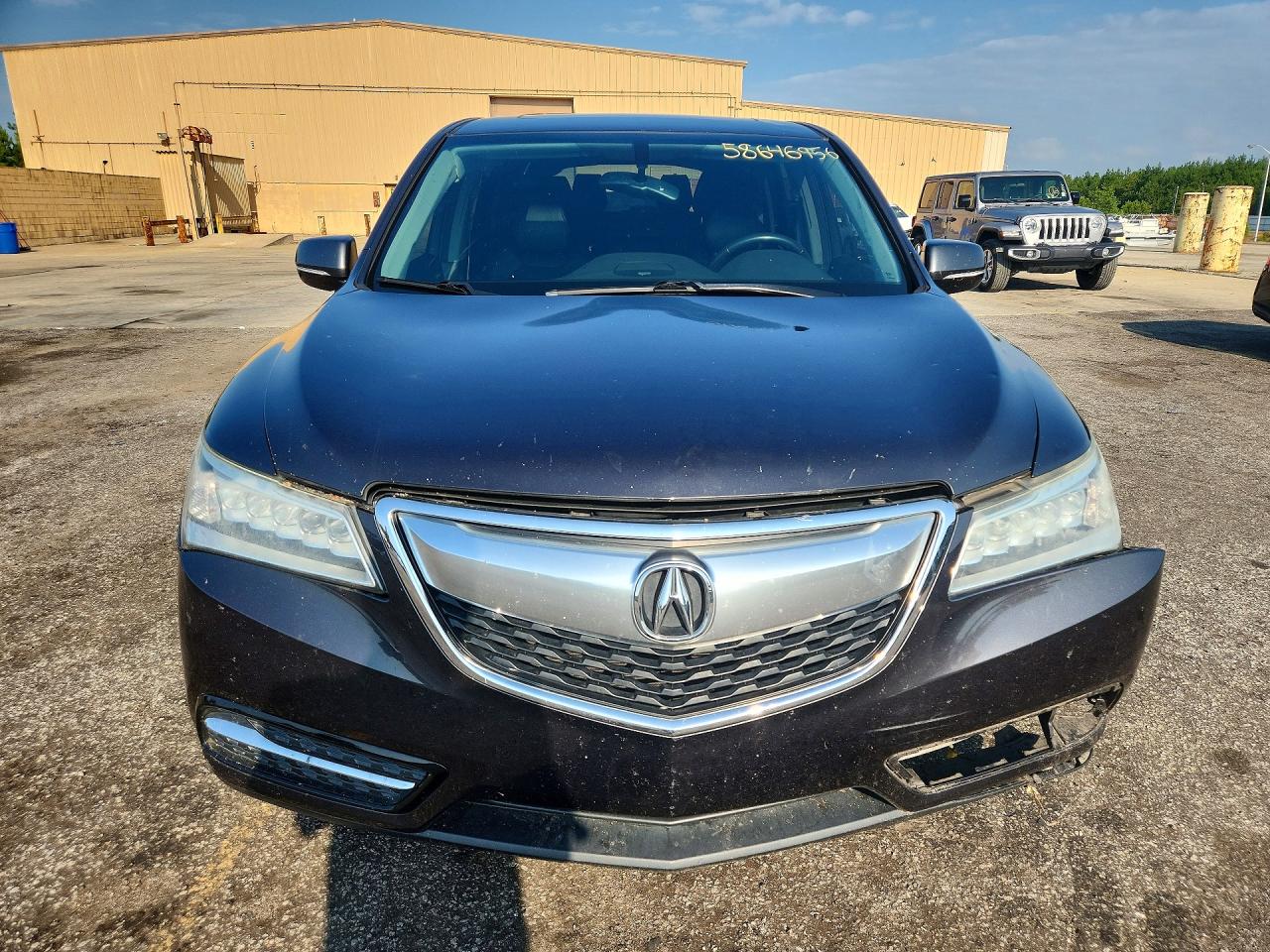 2014 Acura Mdx Charcoal vin: 5FRYD3H26EB012773