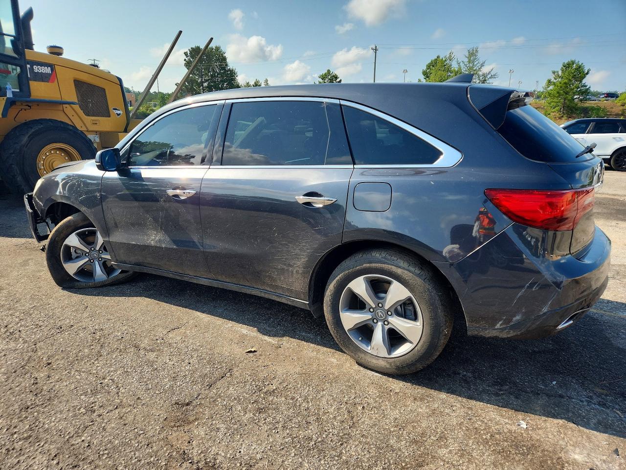 2014 Acura Mdx Charcoal vin: 5FRYD3H26EB012773