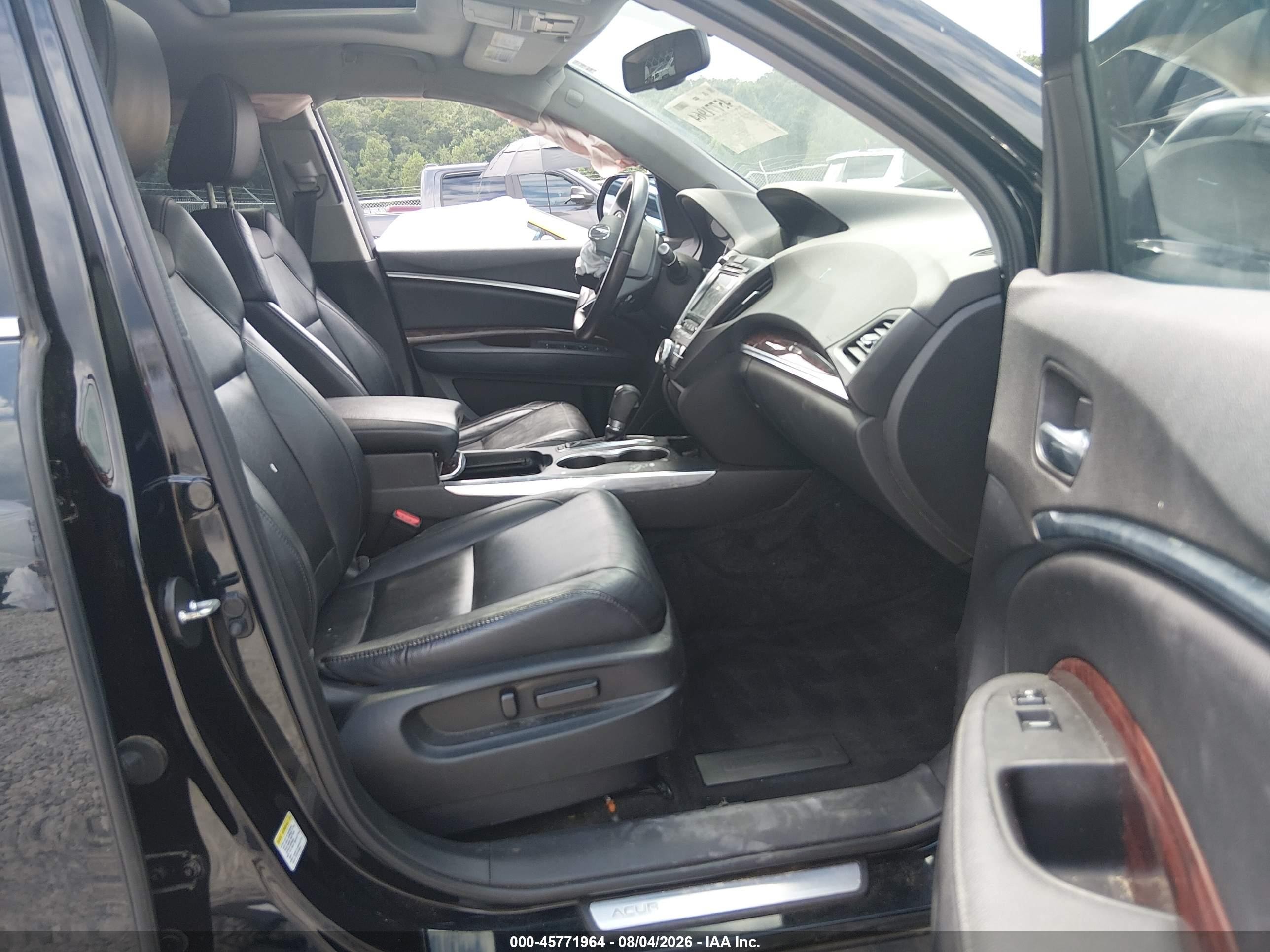 2014 Acura Mdx   Black vin: 5FRYD3H27EB001331