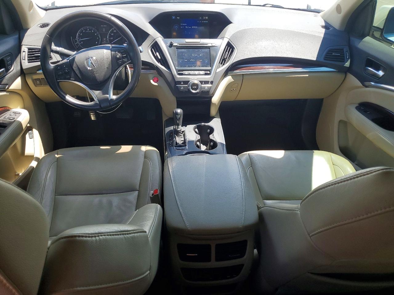 2015 Acura Mdx White vin: 5FRYD3H27FB005235