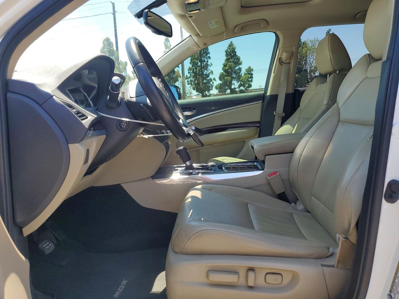 2015 Acura Mdx White vin: 5FRYD3H27FB005235