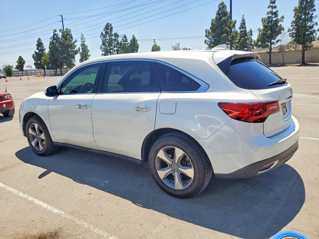 2015 Acura Mdx White vin: 5FRYD3H27FB005235