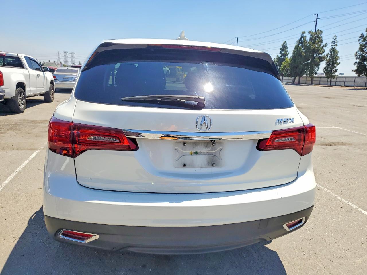 2015 Acura Mdx White vin: 5FRYD3H27FB005235