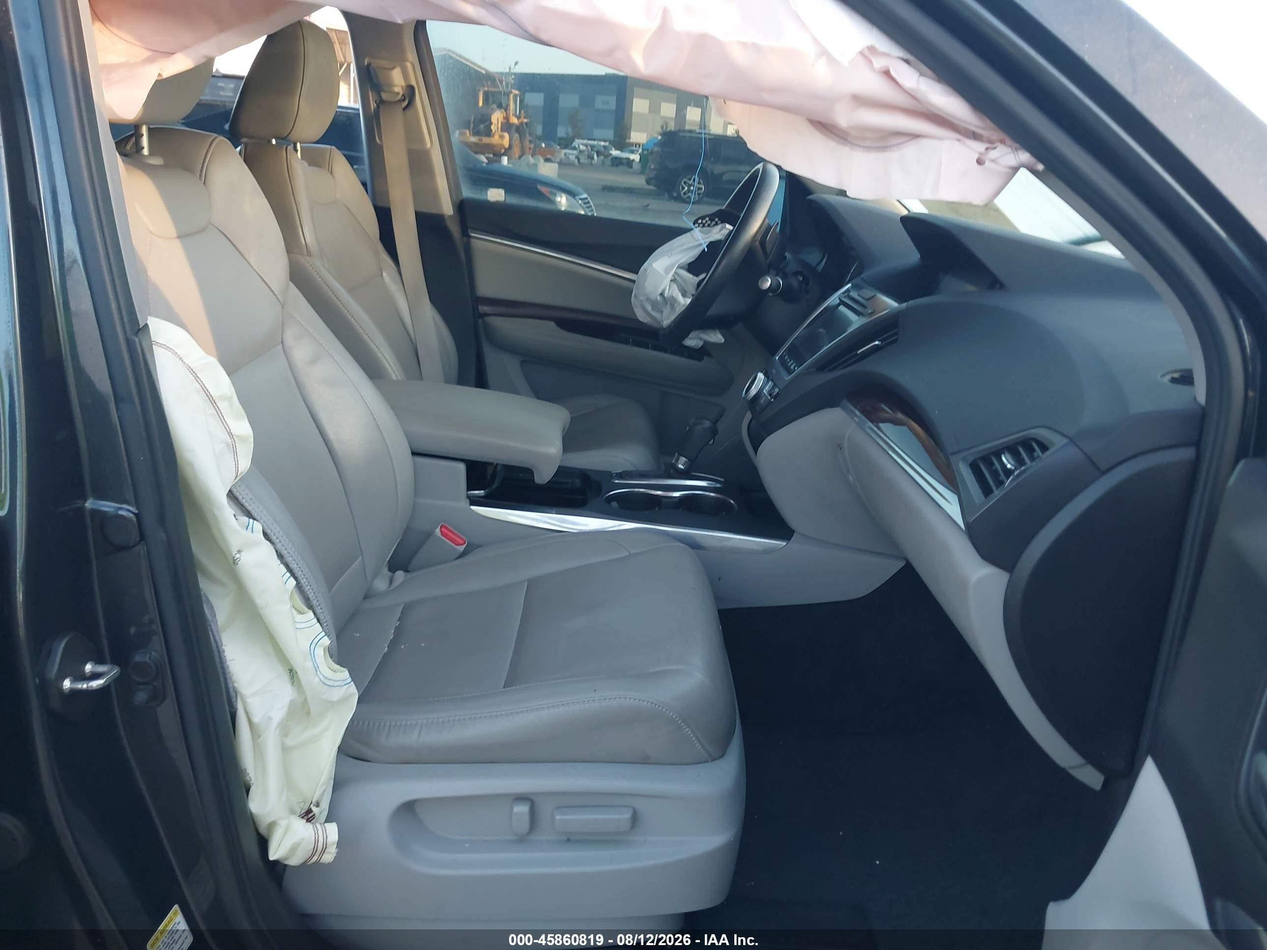 2015 Acura Mdx   Серый vin: 5FRYD3H27FB009835