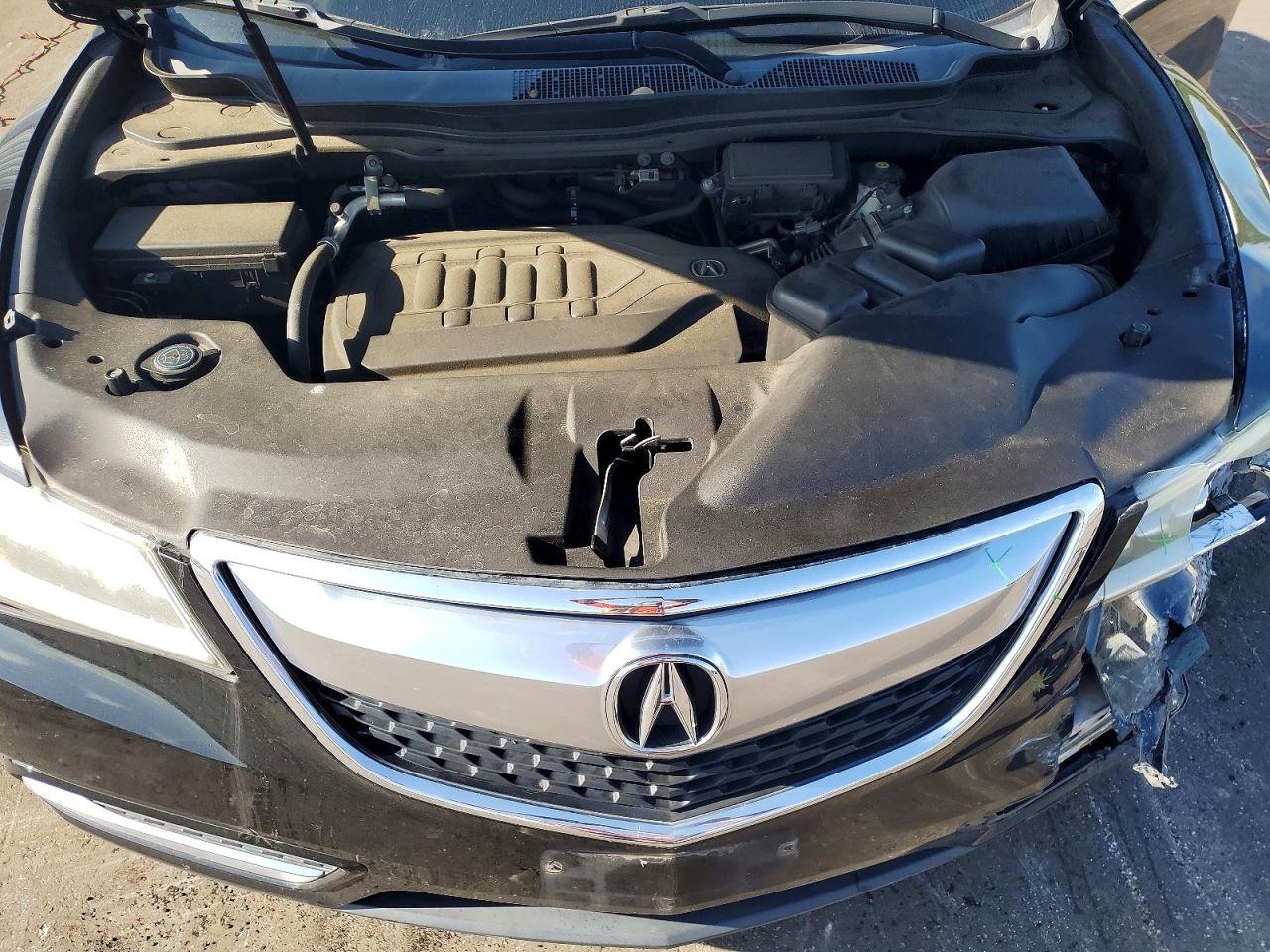 2014 Acura Mdx Black vin: 5FRYD3H28EB006523