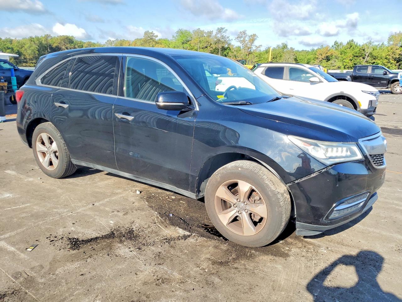 2014 Acura Mdx Black vin: 5FRYD3H28EB006523
