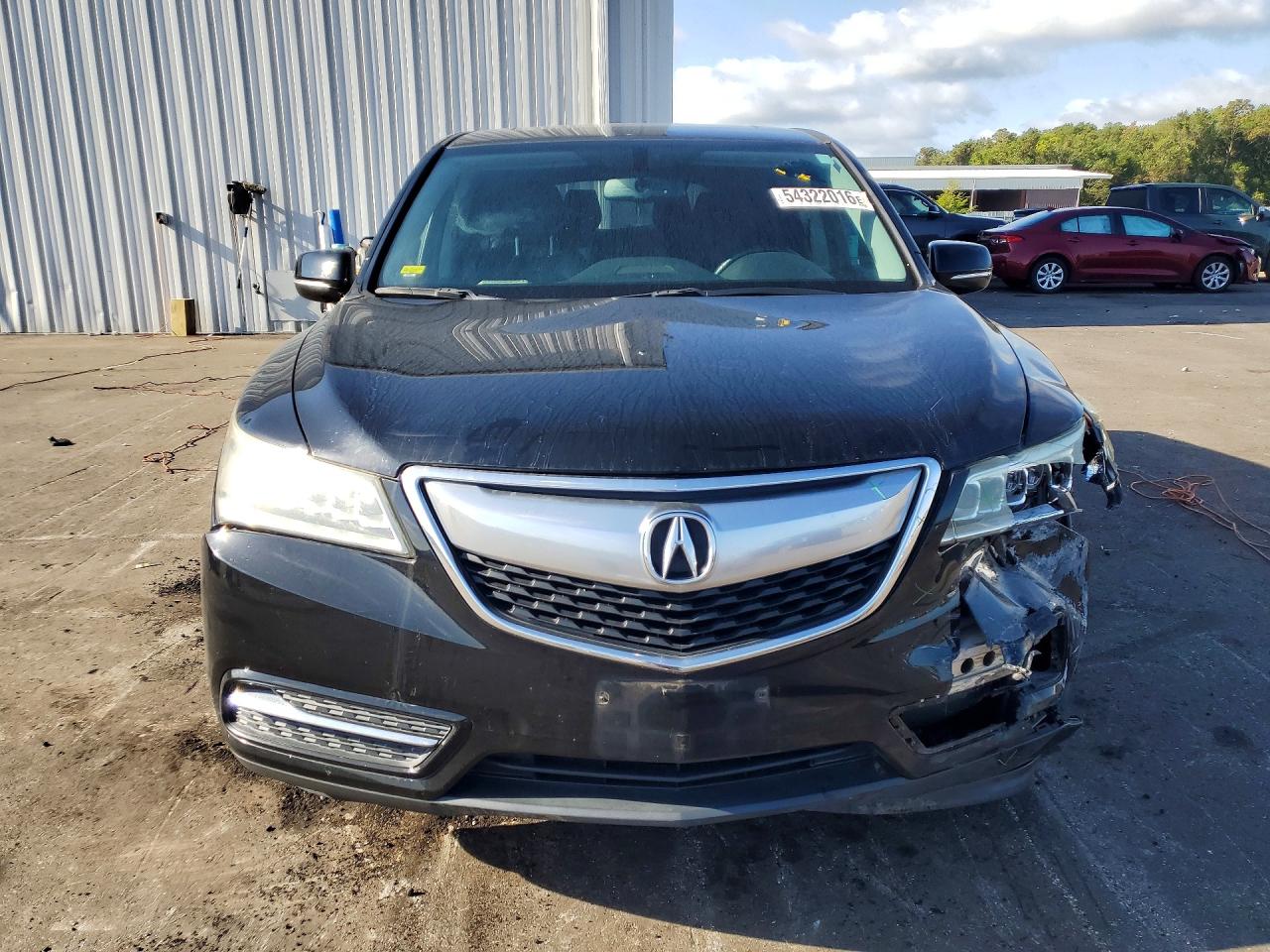 2014 Acura Mdx Black vin: 5FRYD3H28EB006523