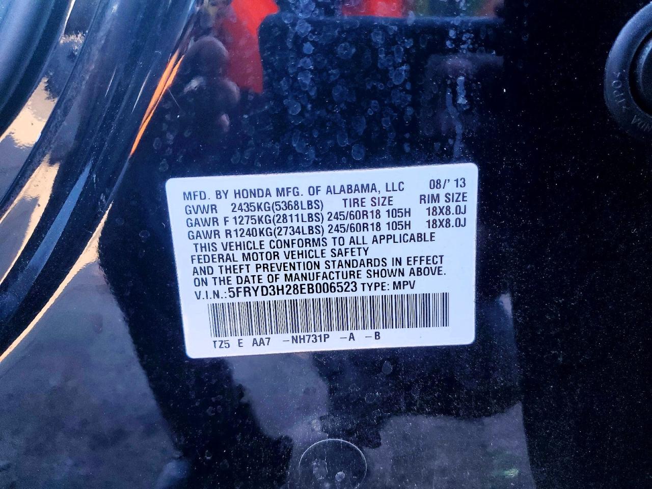 2014 Acura Mdx Black vin: 5FRYD3H28EB006523