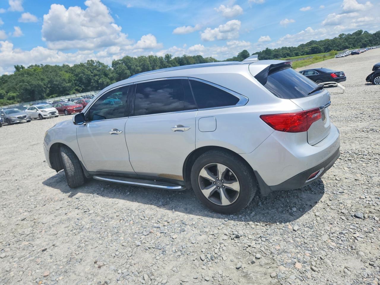 2014 Acura Mdx Silver vin: 5FRYD3H28EB008644