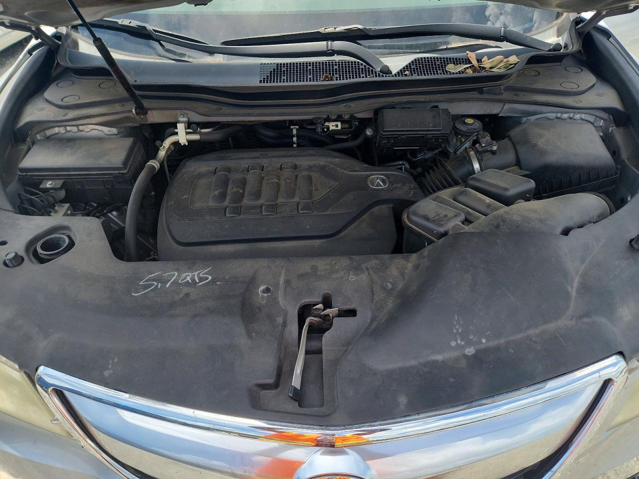 2014 Acura Mdx Silver vin: 5FRYD3H28EB008644