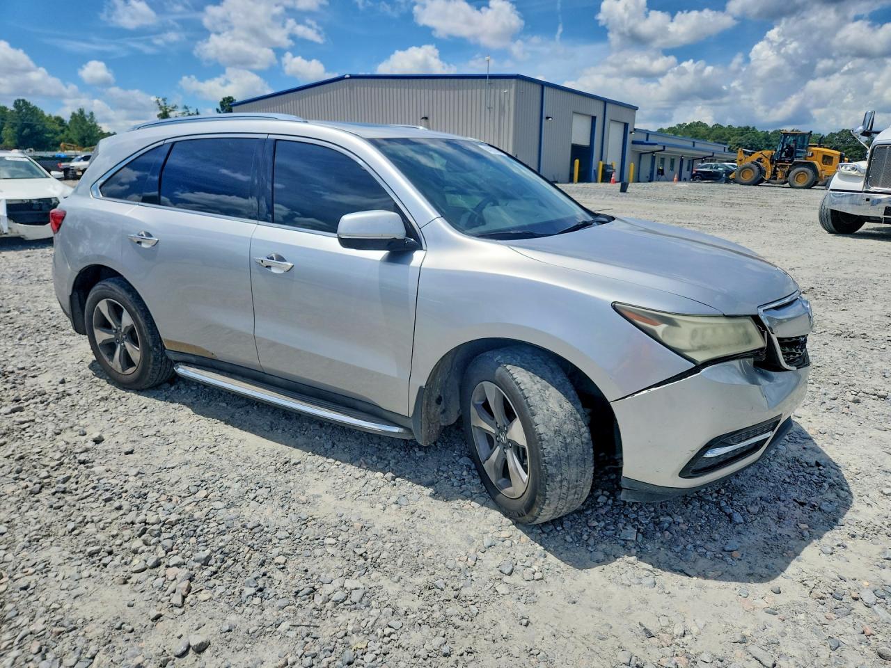 2014 Acura Mdx Silver vin: 5FRYD3H28EB008644