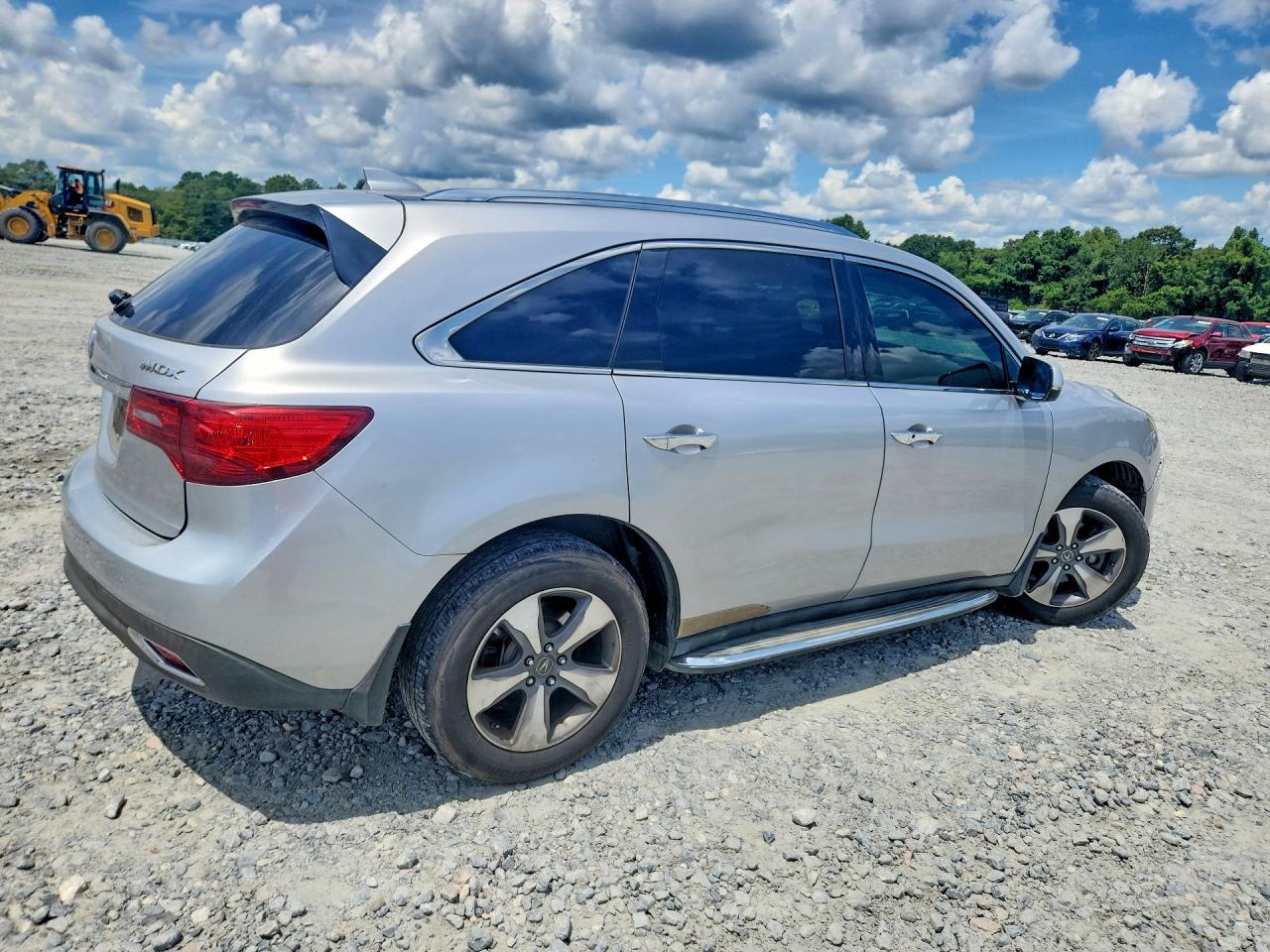 2014 Acura Mdx Silver vin: 5FRYD3H28EB008644