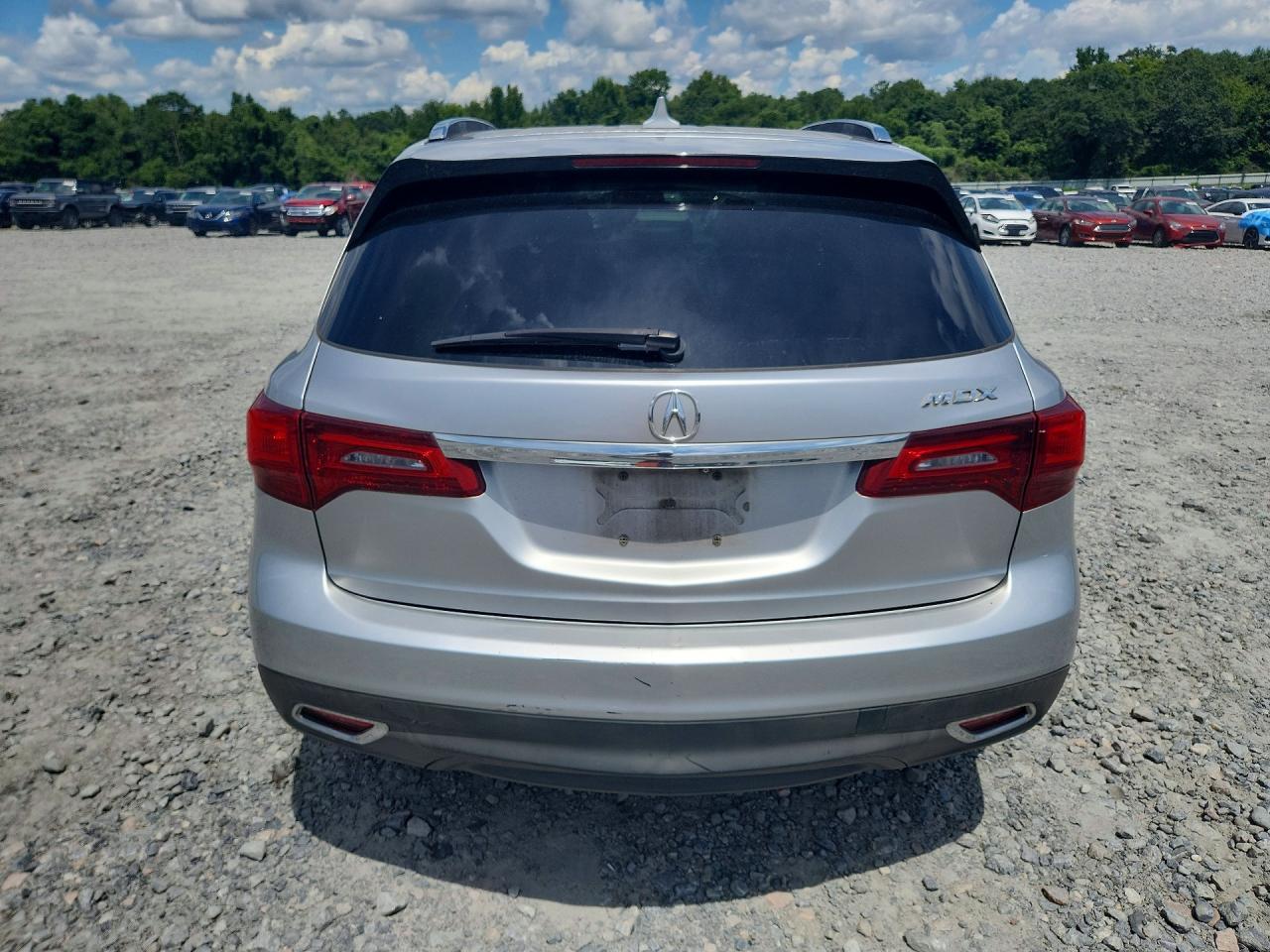 2014 Acura Mdx Silver vin: 5FRYD3H28EB008644