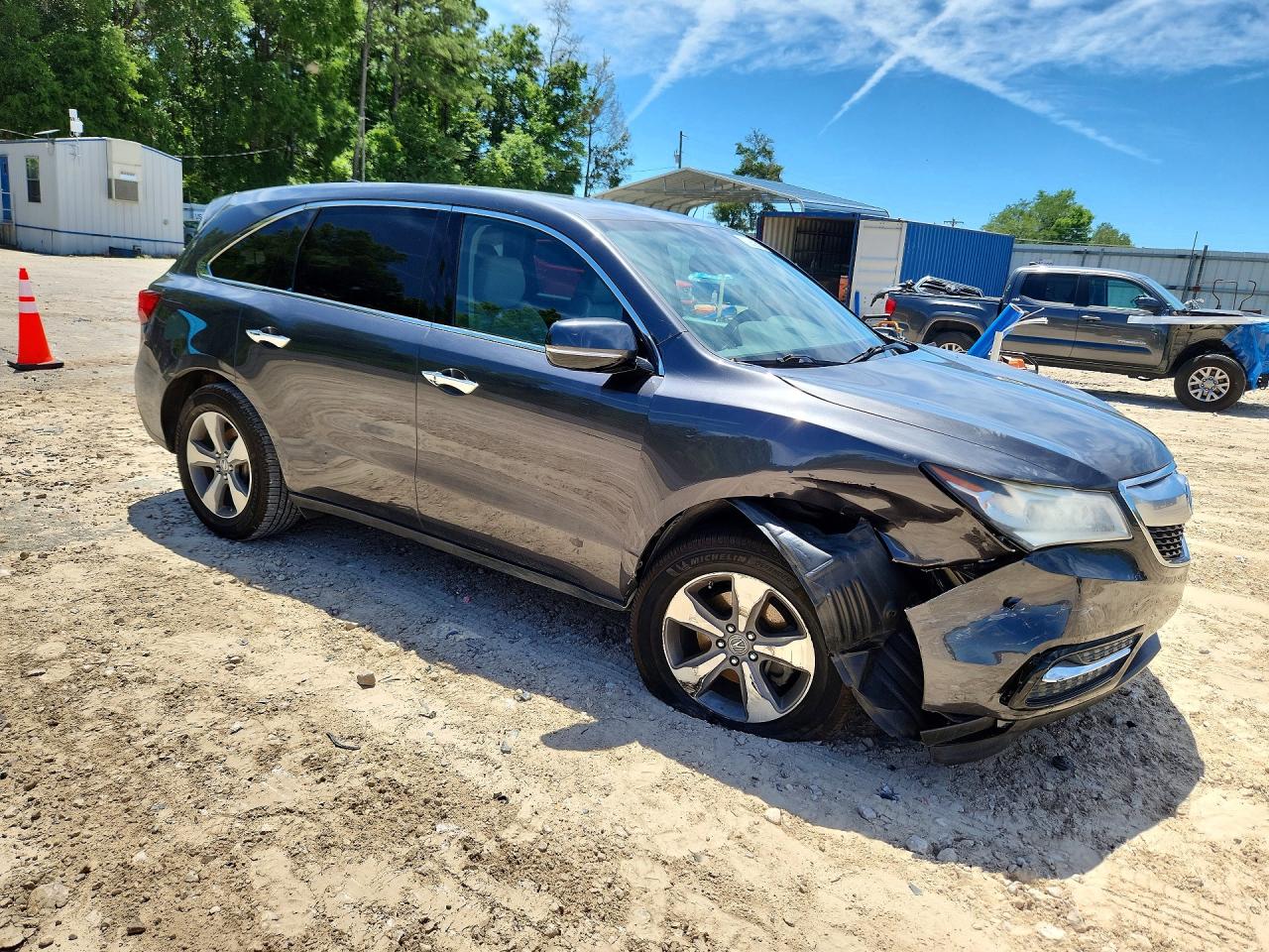 2014 Acura Mdx Charcoal vin: 5FRYD3H28EB015559