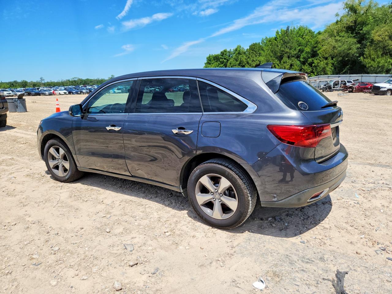 2014 Acura Mdx Charcoal vin: 5FRYD3H28EB015559