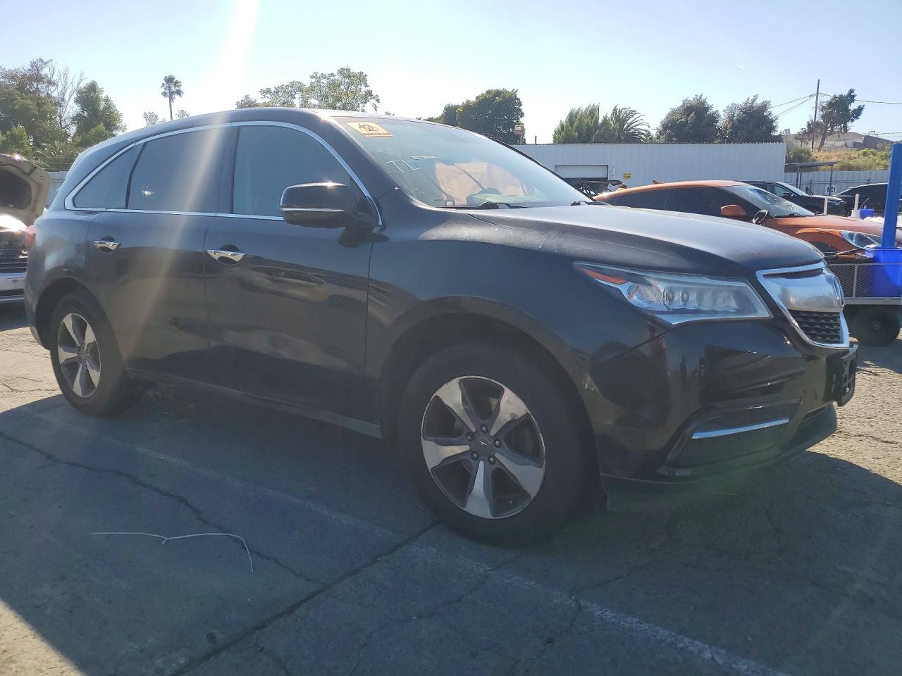 2014 Acura Mdx Black vin: 5FRYD3H28EB015674