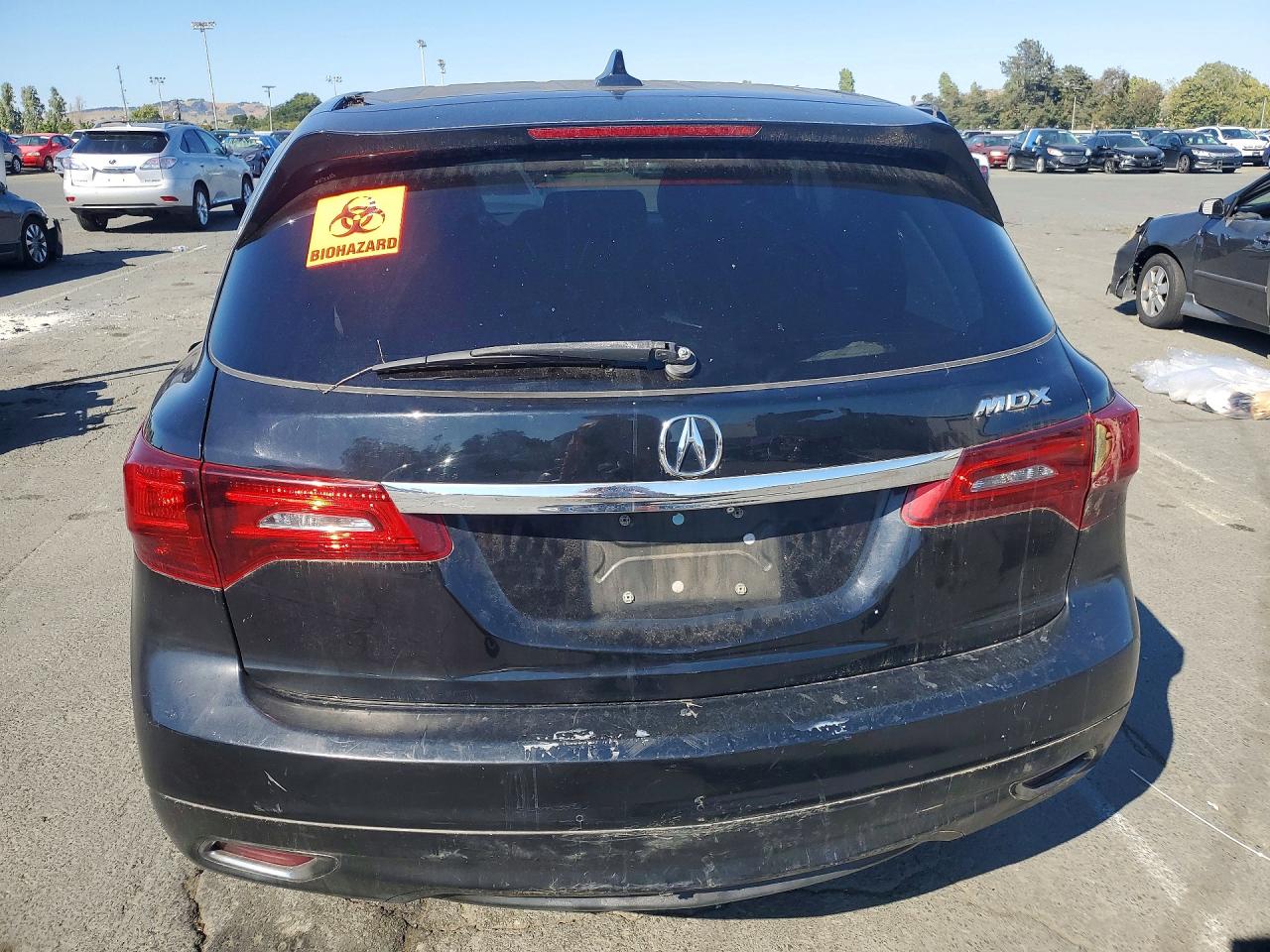 2014 Acura Mdx Black vin: 5FRYD3H28EB015674