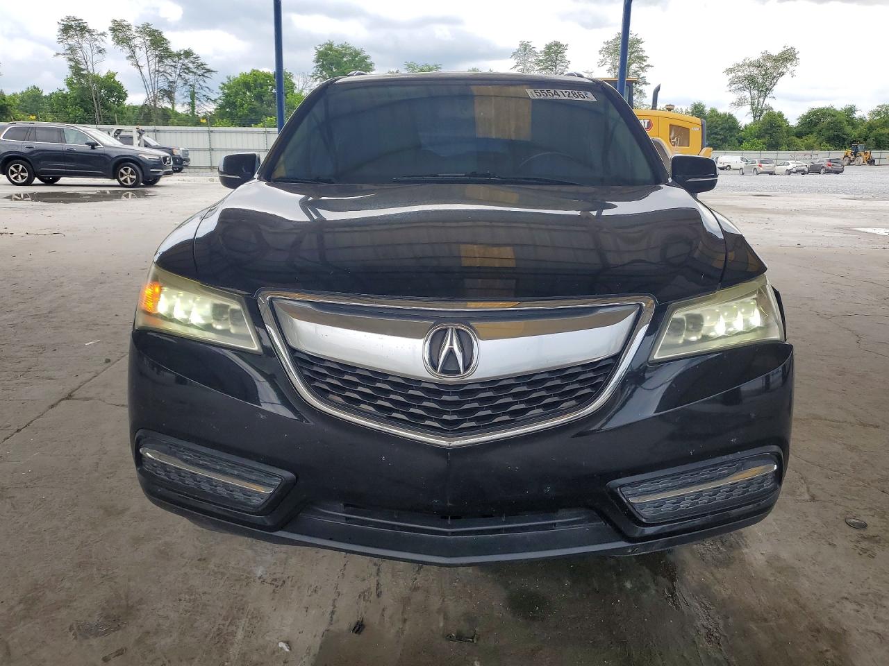 2014 Acura Mdx Black vin: 5FRYD3H29EB006580