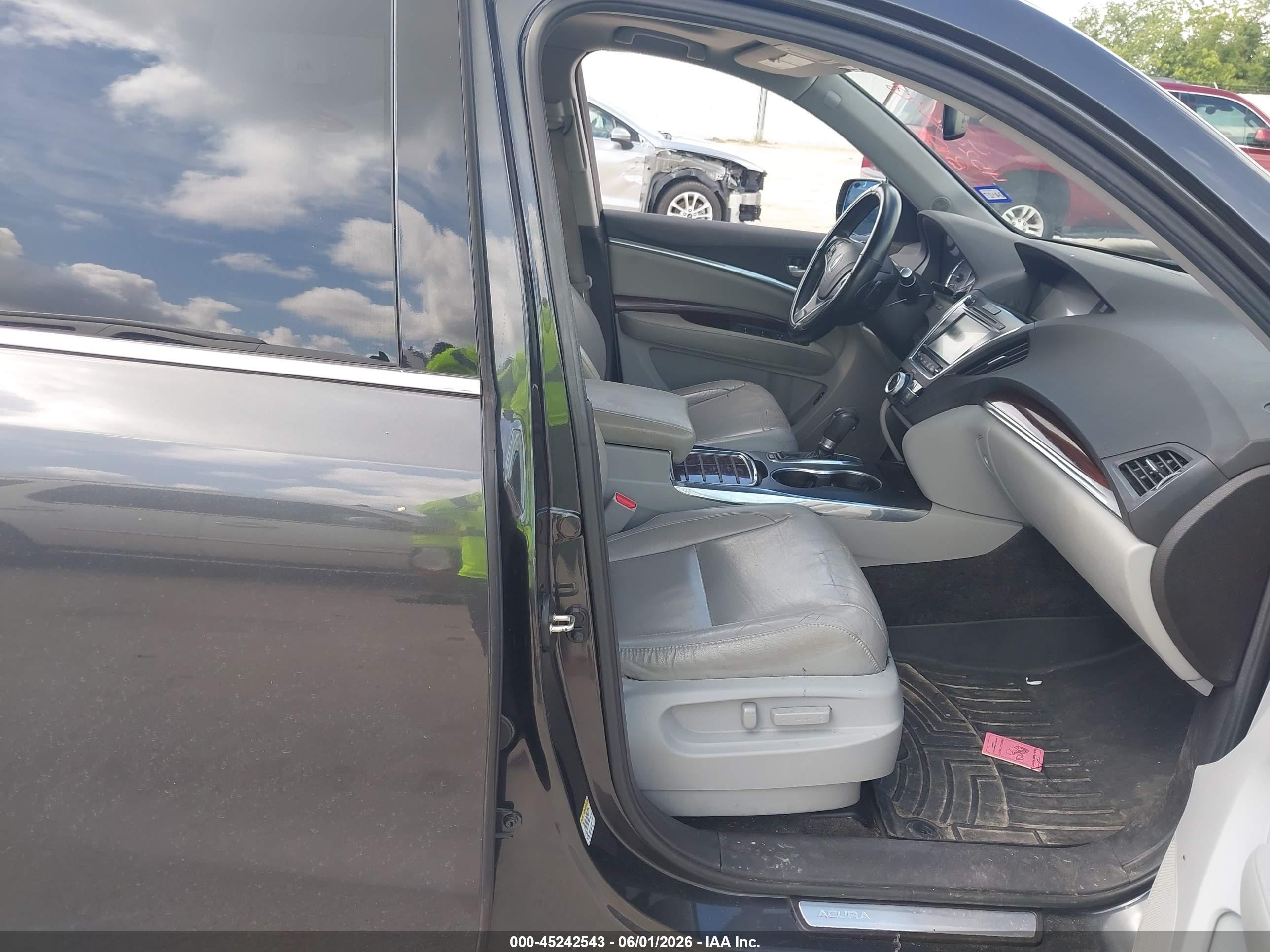 2014 Acura Mdx   Gray vin: 5FRYD3H2XEB006717