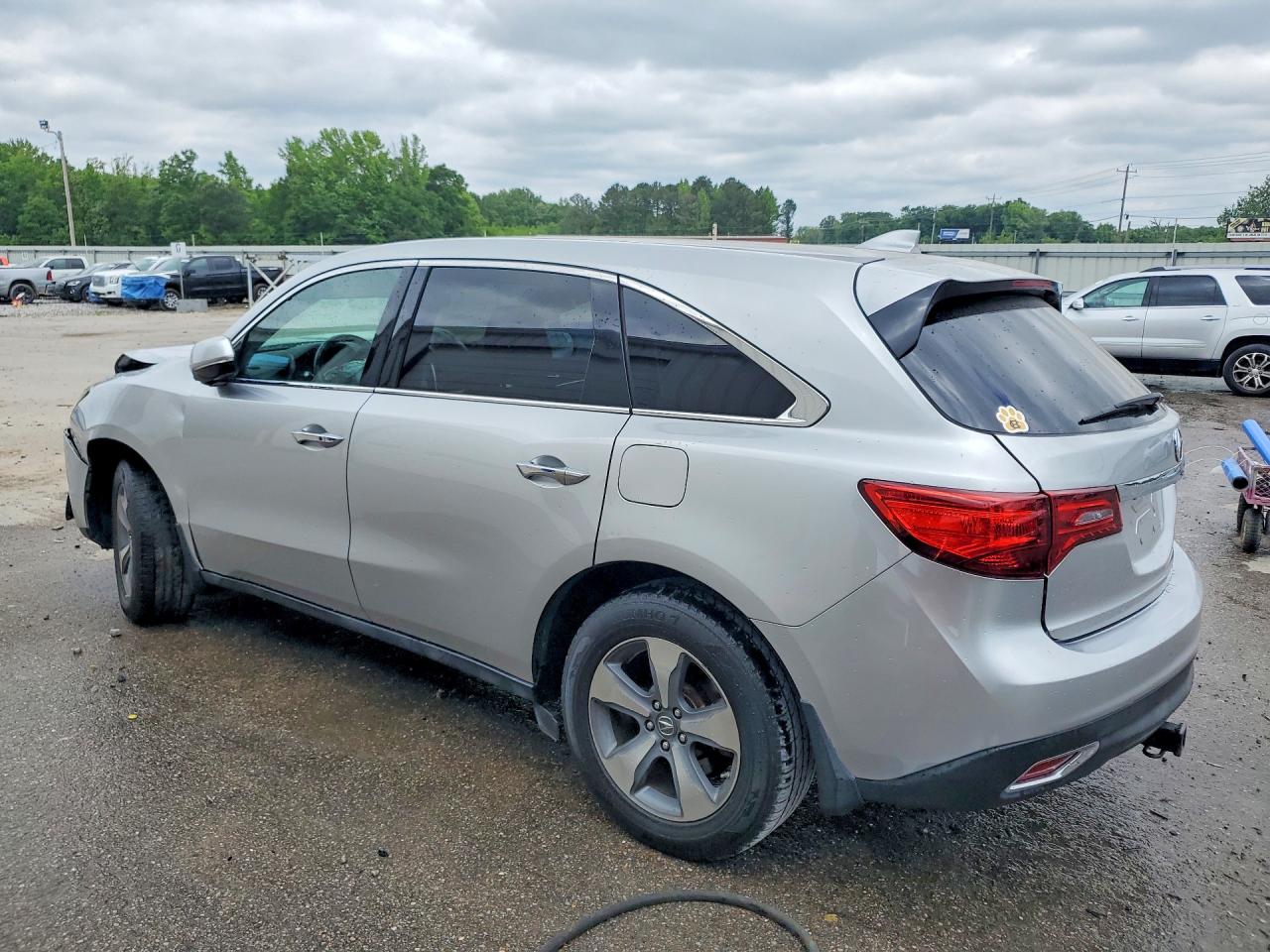 2014 Acura Mdx Серебряный vin: 5FRYD3H2XEB017684