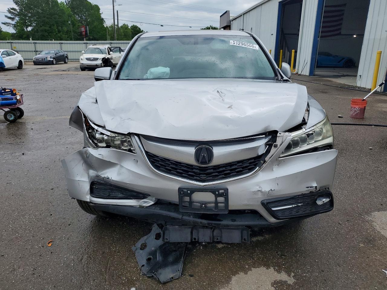 2014 Acura Mdx Серебряный vin: 5FRYD3H2XEB017684
