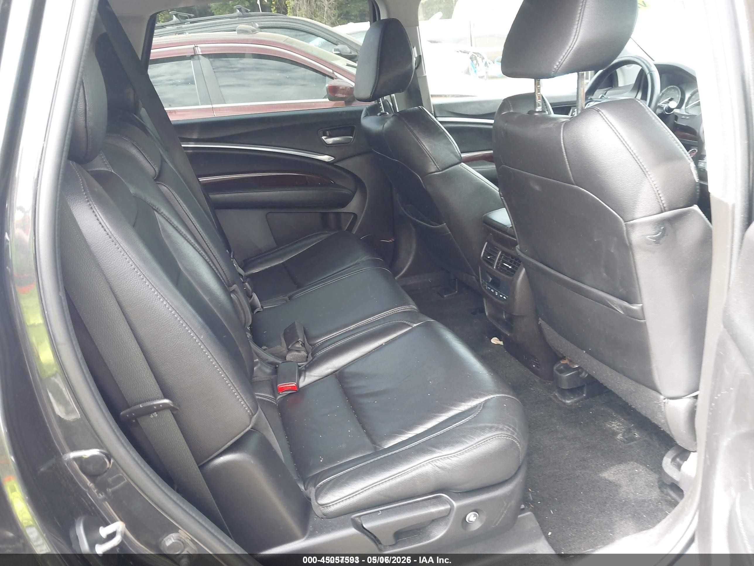 2015 Acura Mdx   Серый vin: 5FRYD3H2XFB010266
