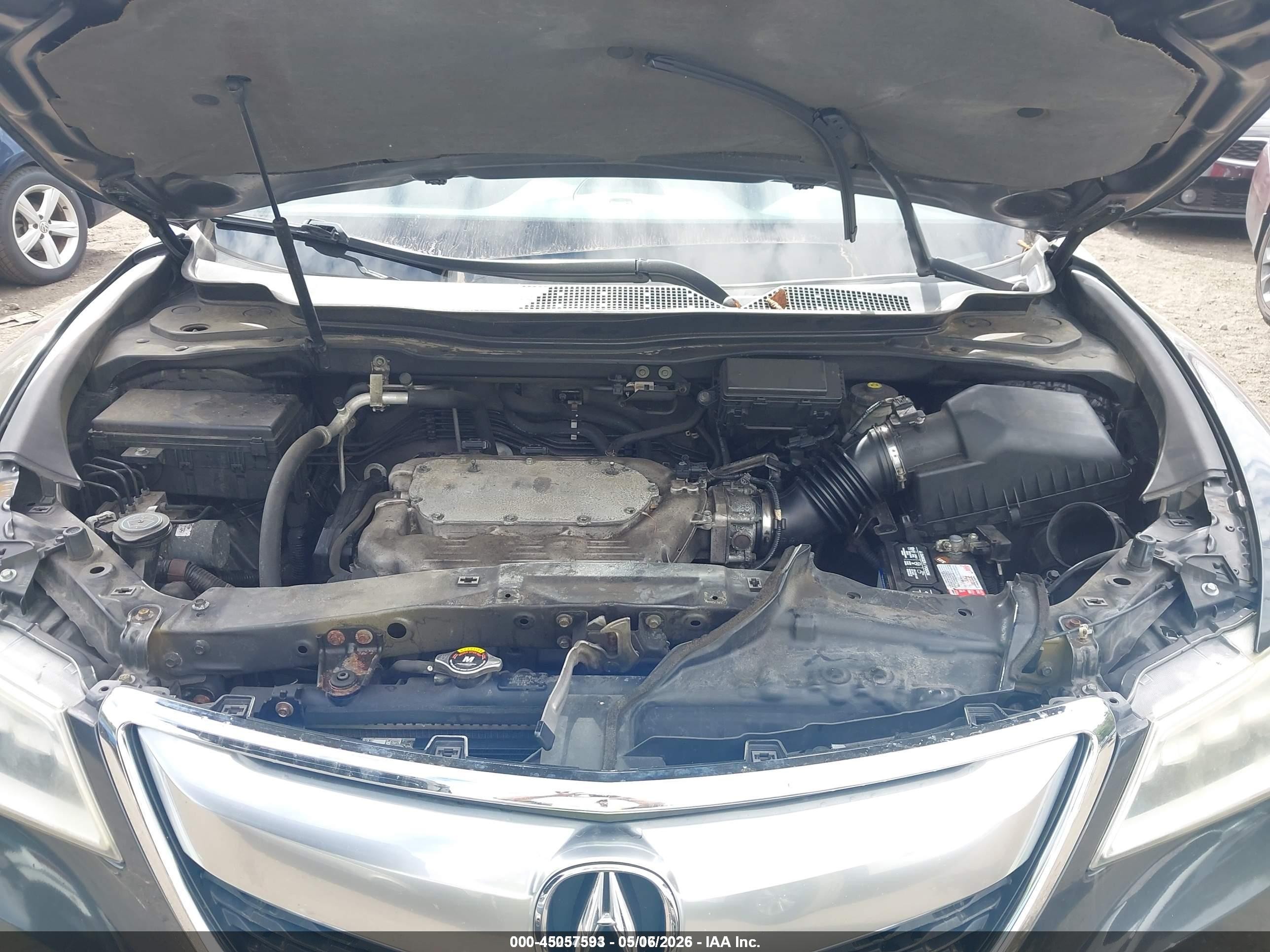 2015 Acura Mdx   Серый vin: 5FRYD3H2XFB010266