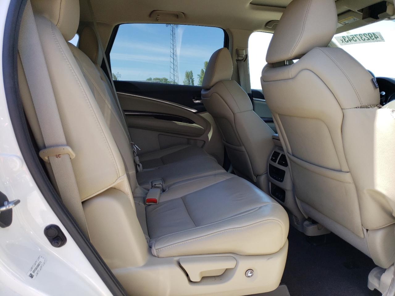 2017 Acura Mdx  White vin: 5FRYD3H33HB007172