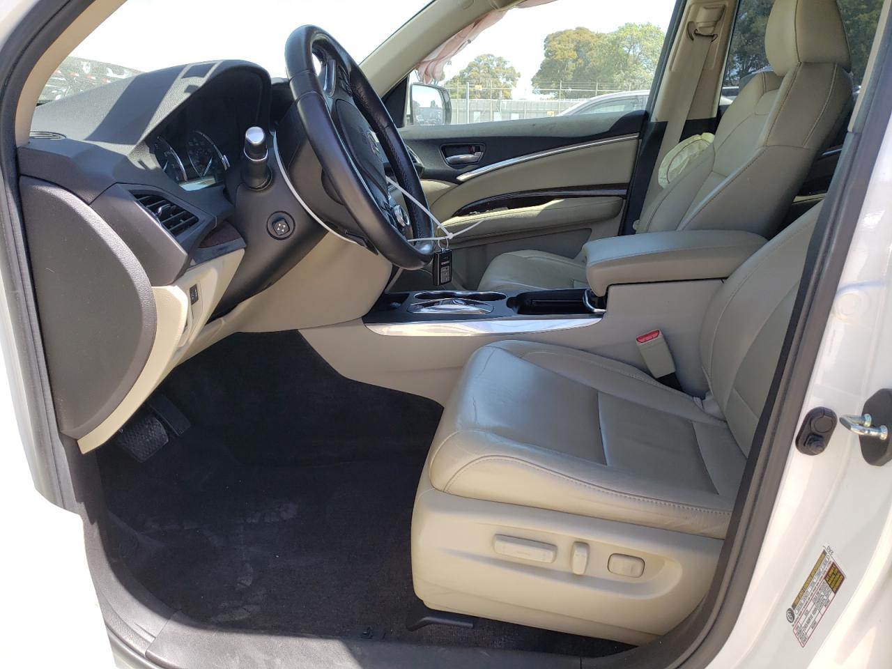 2017 Acura Mdx  White vin: 5FRYD3H33HB007172