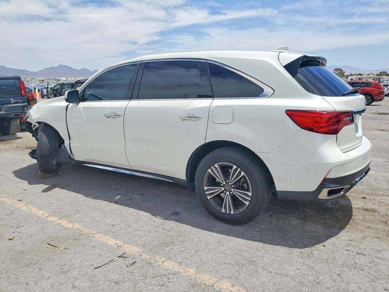 2017 Acura Mdx White vin: 5FRYD3H33HB007172