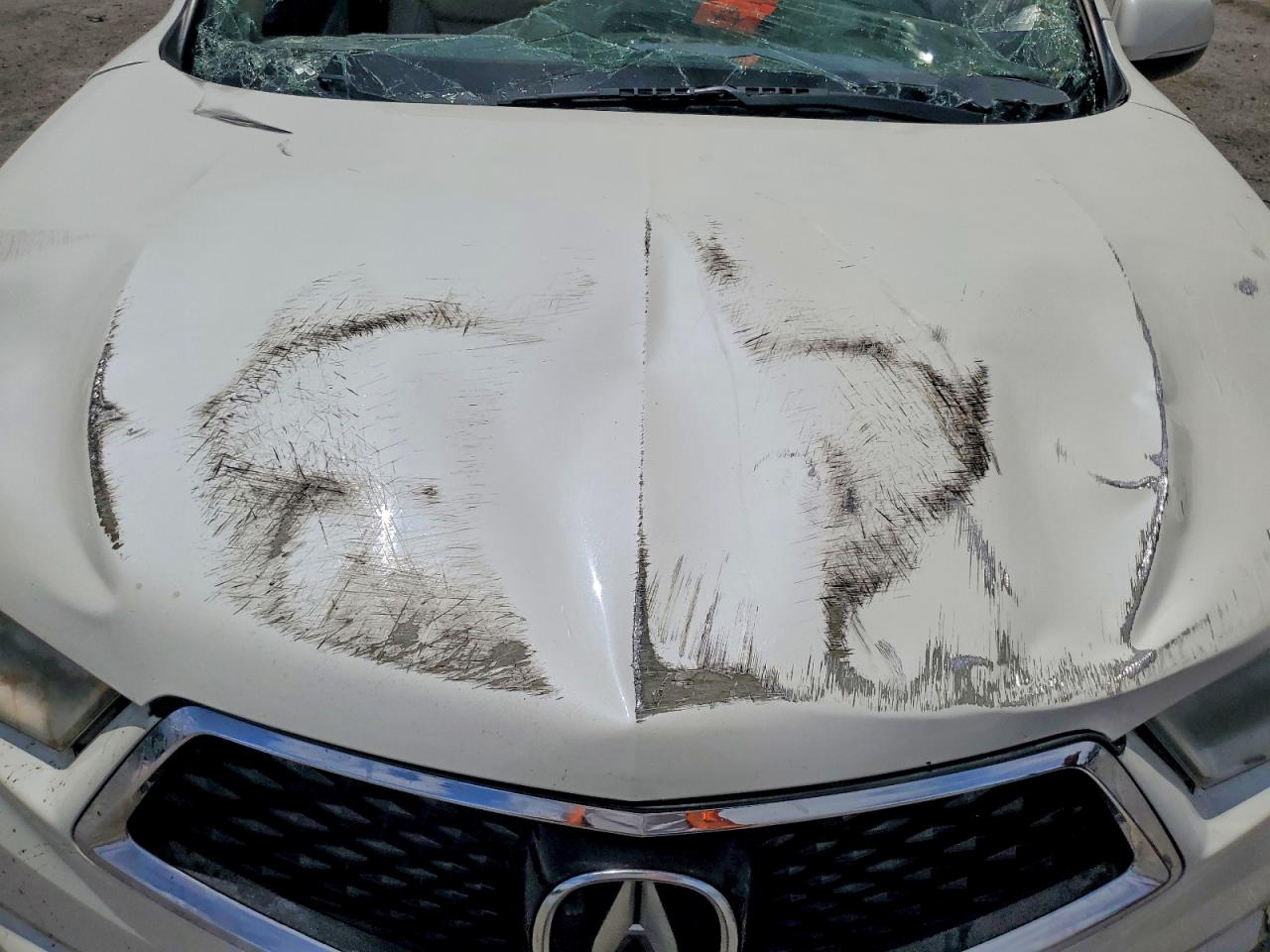 2017 Acura Mdx White vin: 5FRYD3H33HB007172