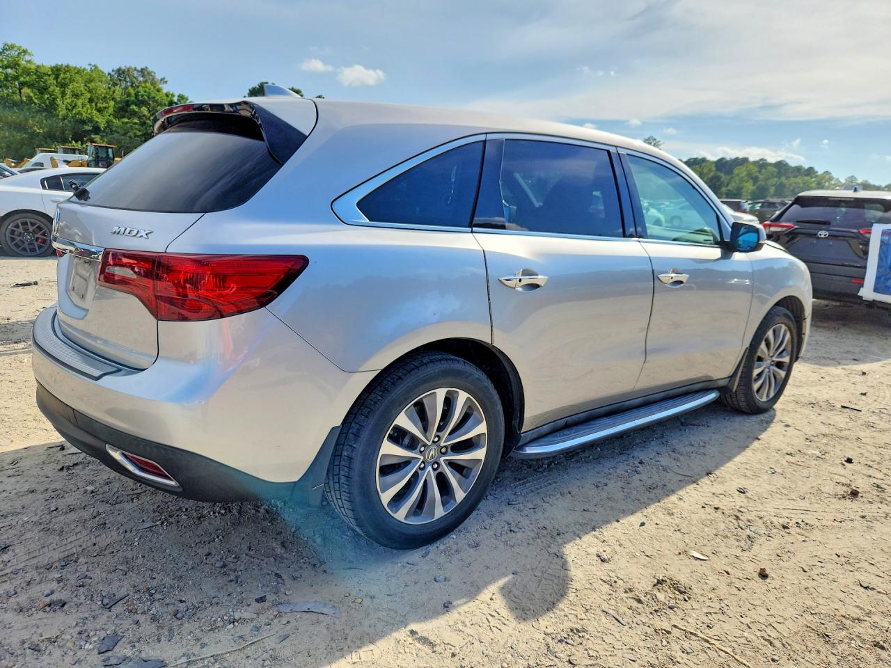 2014 Acura Mdx Technology Silver vin: 5FRYD3H40EB004783
